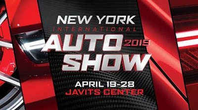 New York International Auto Show (NYIAS) 2019 banner.