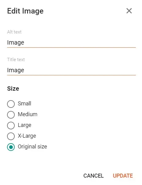 How to Set Image Size to Original in Blogger Dashboard