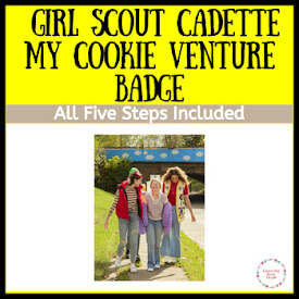 Girl Scout Cadette My Cookie Venture Badge