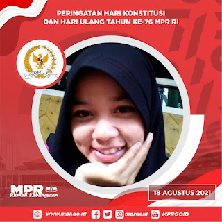 Twibbon atau Bingkai foto Hari Konstitusi Indonesia, 18 Agustus 2021