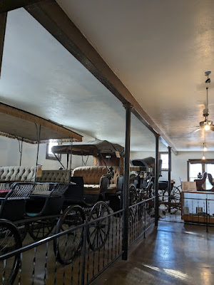 Carriage collection at the Arbor Lodge State Historical Park