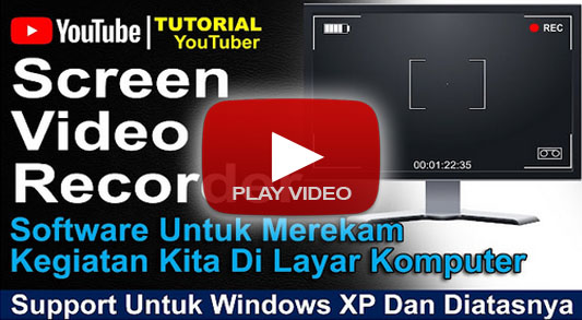 Video Free Software Screen Video Recorder Untuk PC Komputer Software Untuk Merekam Kegiatan Kita Di Layar Komputer