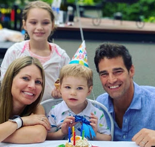 Eryn Marciano with her spouse Rob Marciano & their kids