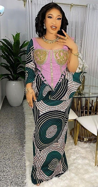 Tonto Dikeh Ankara Style Inspirations for Ladies