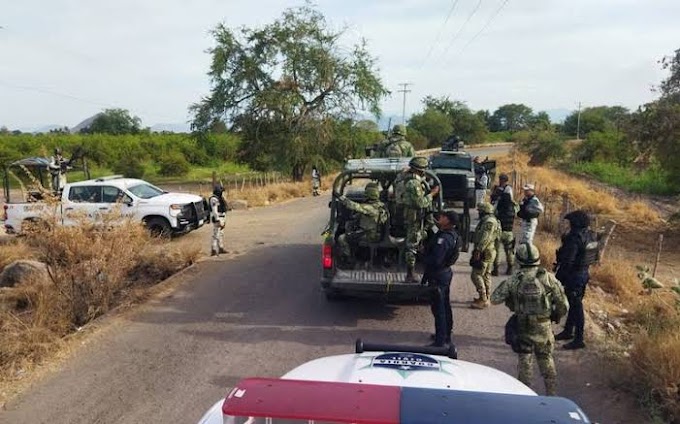 SSP, Sedena, GN y FGE realizan fuerte movilización en La Ruana, donde asesinaron a Hipólito Mora