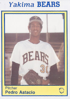 Pedro Astacio 1990 Yakima Bears card