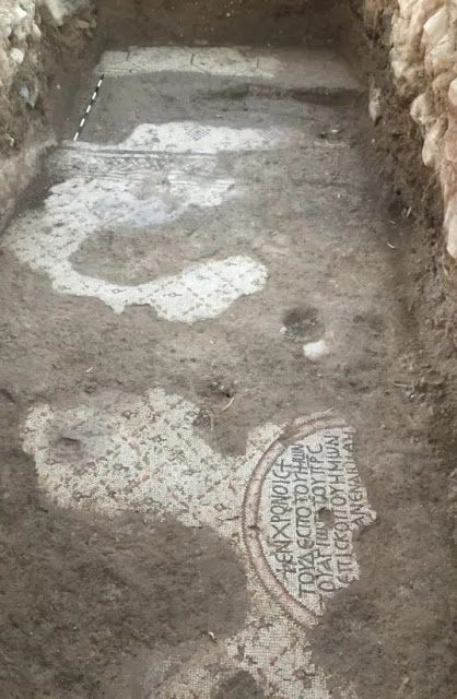 1,500-year-old church mosaics discovered in northeast Israel