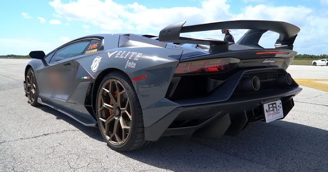 Lamborghini Aventador SVJ Memaksimalkan Mesin V12 Dalam Tes Kecepatan Tinggi