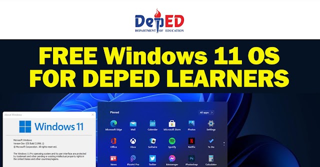 FREE Windows 11 OS for DEPED LEARNERS | Download