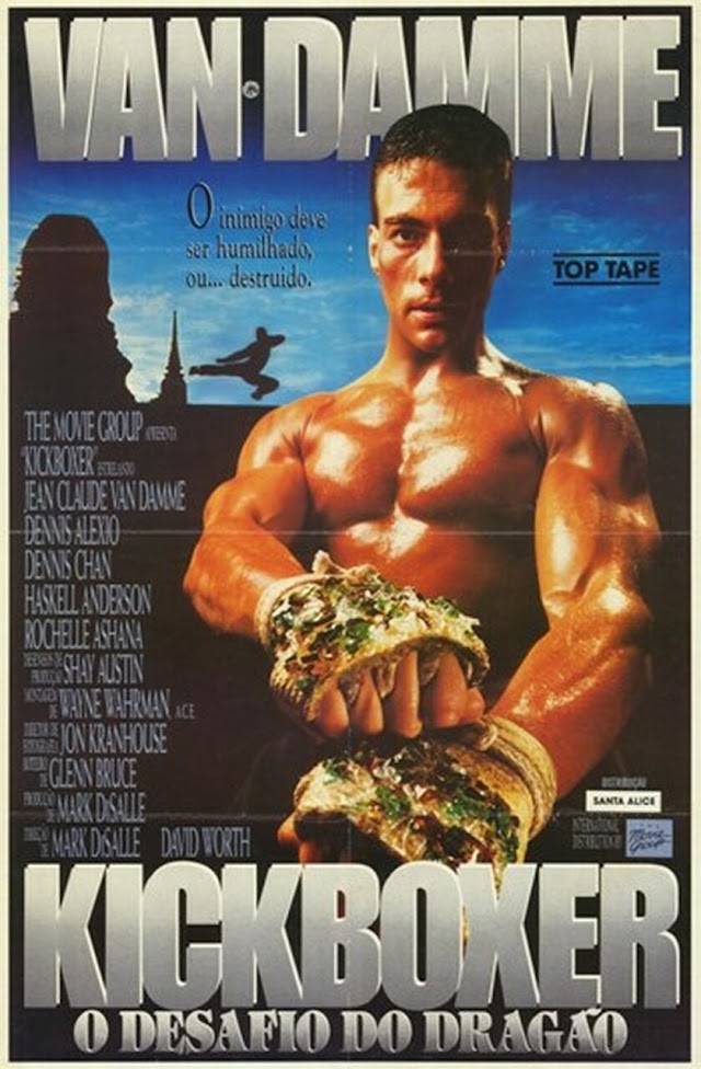Film Kickboxer (1989) cu Jean-Claude Van Damme si Dennis Alexio