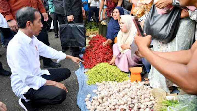 Kunjungi Pasar Muara Bungo, Presiden Tekankan Pentingnya Revitalisasi Pasar