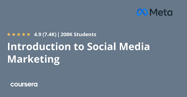 best Coursera course to learn Social Media Marketing