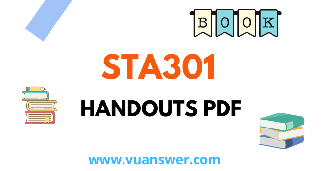 STA301 Statistics and Probability PDF
