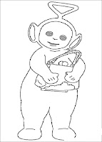Tinky Winky coloring page