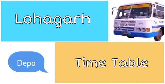 Lohagarh Roadways Bus Time Table