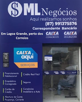 ML NEGÓCIOS, CORRESPONDENTE CAIXA