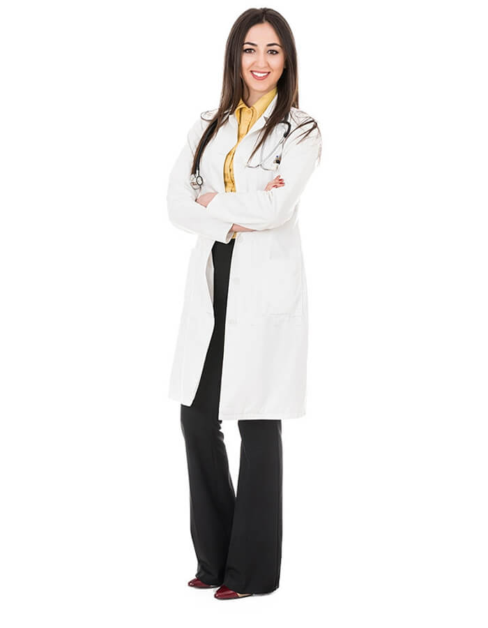 Áo quần bảo hộ y tế cho bác sĩ nữ