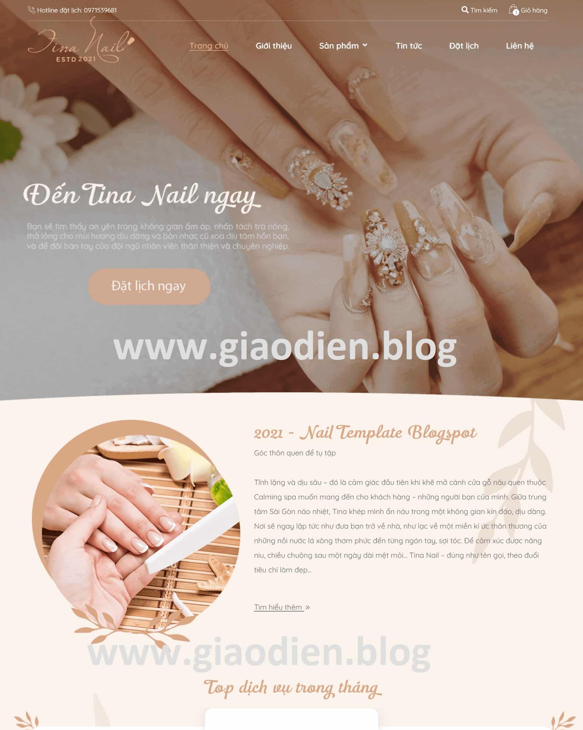 Template blogspot Thẩm mỹ viện Spa