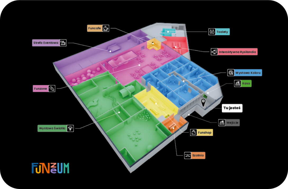 Edukacyjno - rozrywkowy projekt Funzeum w kompleksie C.H. Europa Centralna w Gliwicach. To nowy oraz pierwszy tego typu punkt na mapie atrakcji Górnego Śląska.
