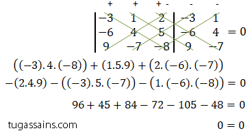 Contoh Soal Membuktikan Matriks 3x3 Singular