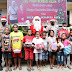 Kapolresta Bersama Santa Claus Bagikan Bingkisan Natal ke Anak-anak Binaannya
