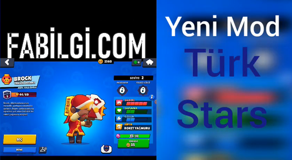 Brawl Stars TurkStars v5 Modu Skin Hileli Mod Apk 2022