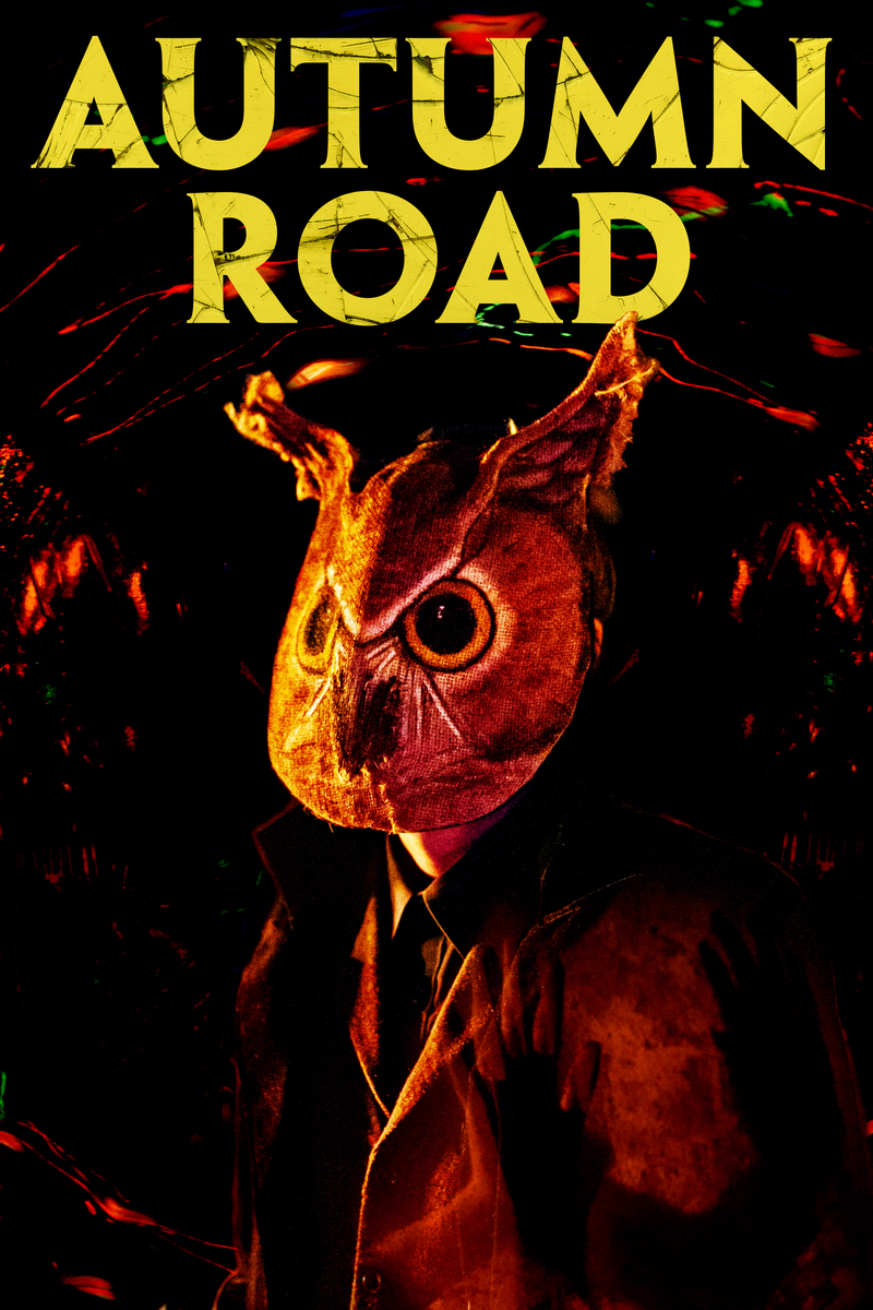autumn road poster