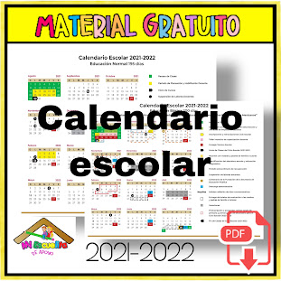 Imprime o descarga el calendario escolar 2021-2022 de la SEP