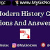 Modern History Gk Questions And Answers PDF in Hindi