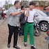 Bupati M Syukur Antar Anaknya Masuk Sekolah di SMP Negeri 1 Merangin 