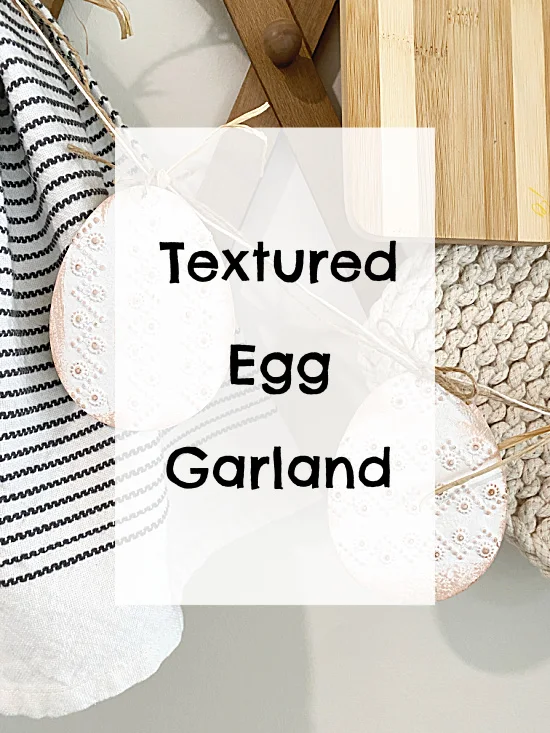 textured eggs with overlay