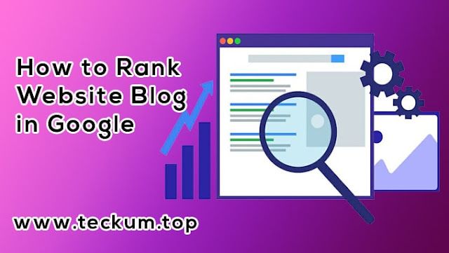 How to Rank Website Blog in Google