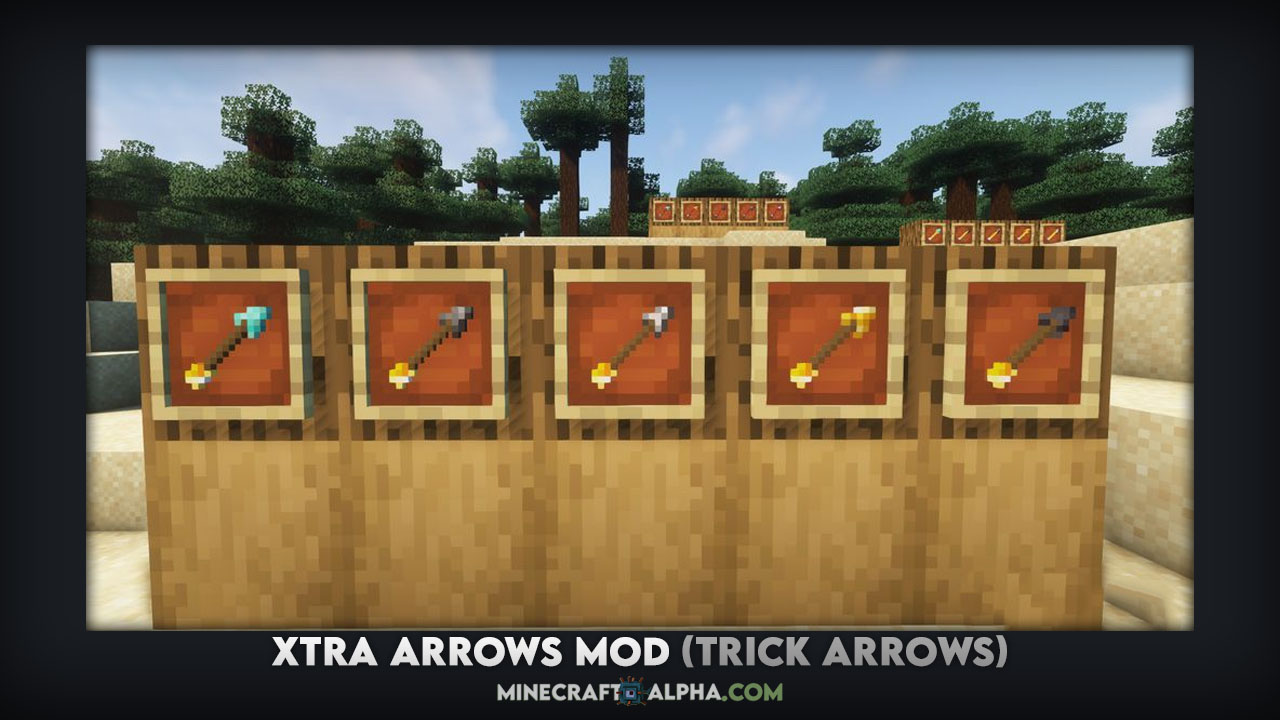 1.18.1, 1.17.1 Xtra Arrows Mod (Trick Arrows)