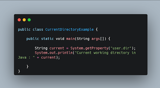 How to find current directory in Java