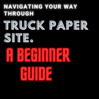 Truck paper
