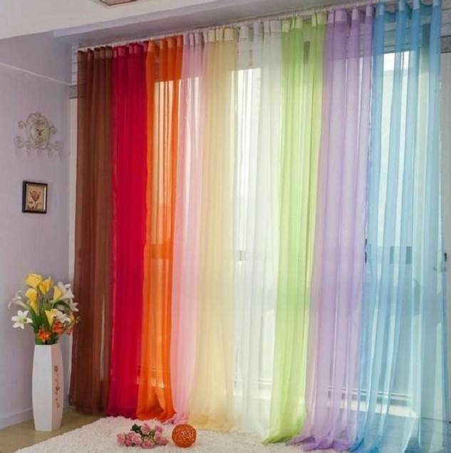 colorful curtains for living room