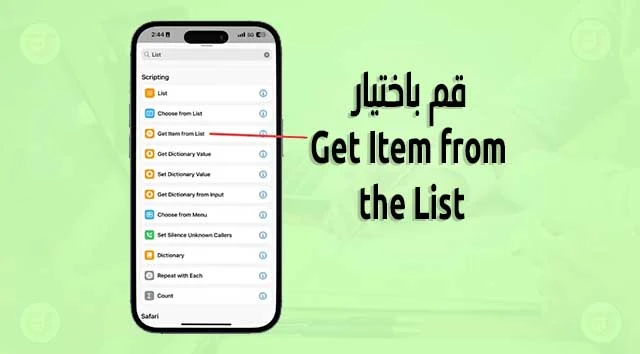 Get Item from the List