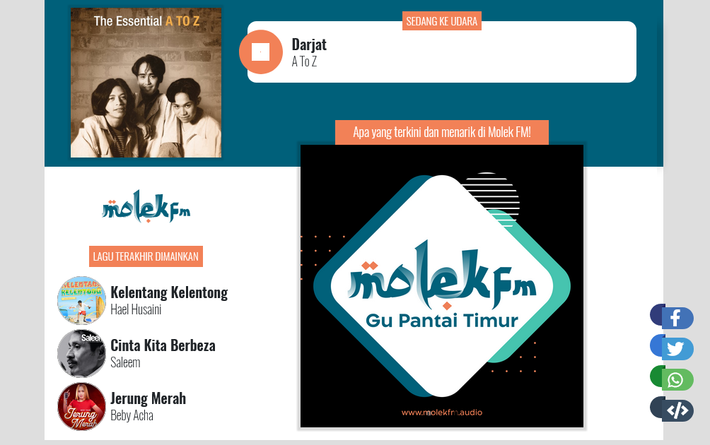 Molek fm gu pantai timur