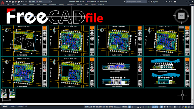 Multi-story Car Park [DWG]