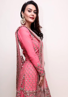 pink salwar suit and dupatta, half body beautiful image, silver big kaan ke jhumke