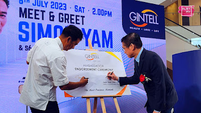 SIMON YAM DUTA ANTARABANGSA GINTELL MERASMIKAN CAWANGAN KE-117 GINTELL DAN MELANCARKAN GINTELL S6 PLUS 8-HANDS WELLNESS CHAIR