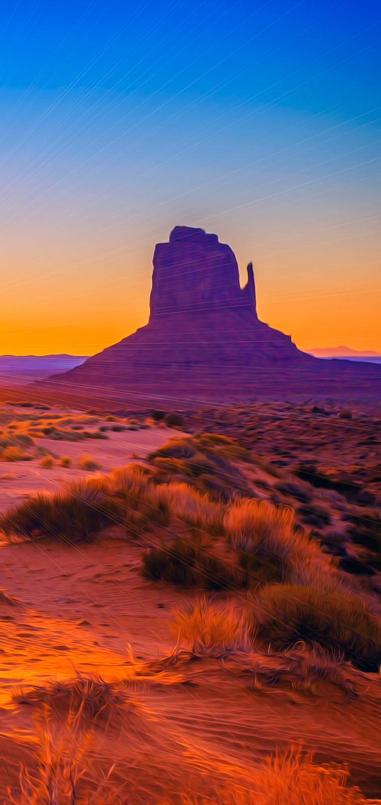 WALLPAPER IPHONE 4K - MONUMENT VALLEY 