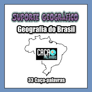 33 Caça-Palavras sobre a Geografia