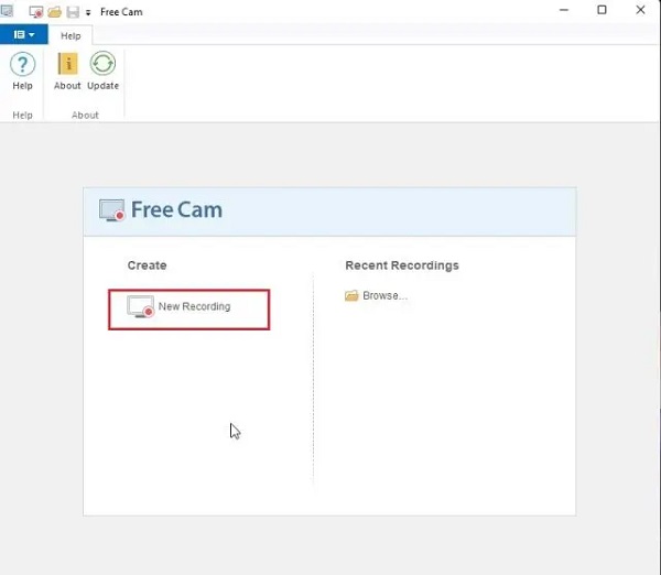 Free Cam هو أفضل برنامج لتسجيل الشاشة لنظام التشغيل Windows 11