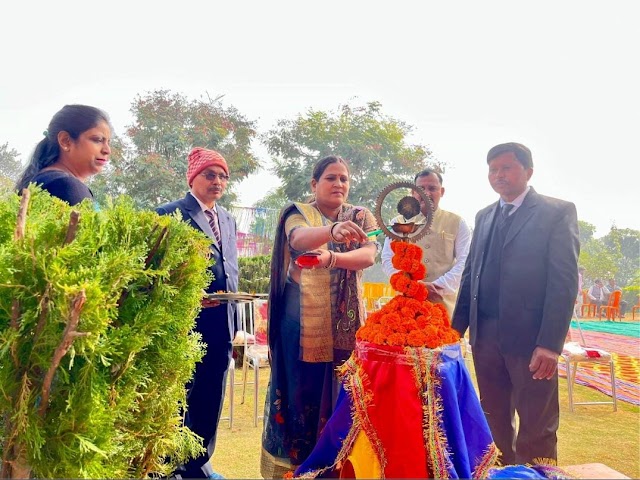 मिलिनियम पब्लिक स्कूल में वार्षिक उत्सव धूमधाम से मनाया गया nagar 