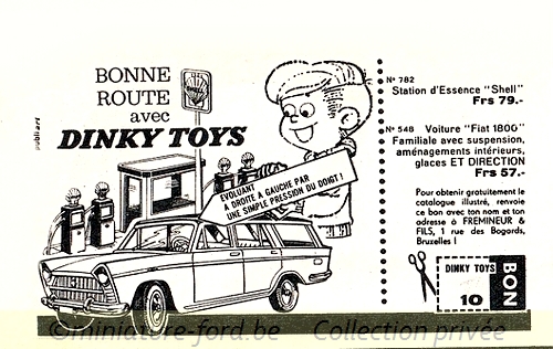 Publicités SP-Dinky Toys 1960