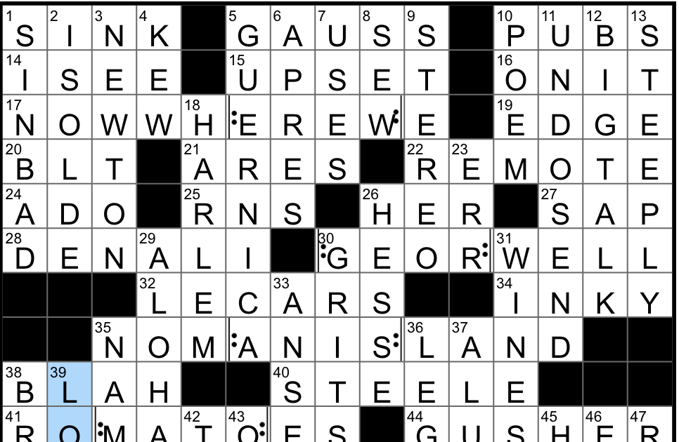 Rex Parker Does the NYT Crossword Puzzle: 1965 Shirley Ellis hit