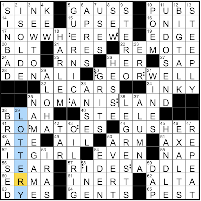 Rex Parker Does the NYT Crossword Puzzle: 1965 Shirley Ellis hit full of  wordplay / THU 1-27-22 / German physicist after whom a unit of magnetism is  named / Republican politico Michael /