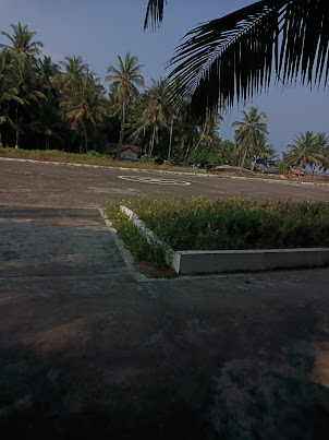 Helipad on Kalpeni Island