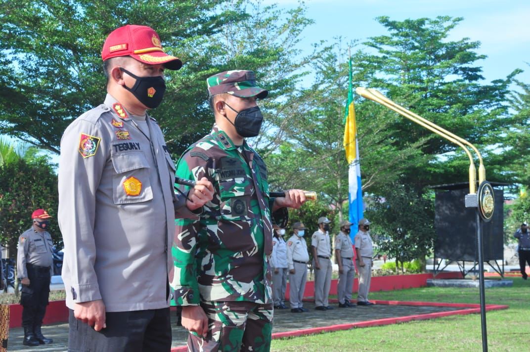 Pelatihan Integrasi Siswa TNI-Polri di SPN Hinai Polda Sumut, Ka SPN : Tingkatkan Soliditas